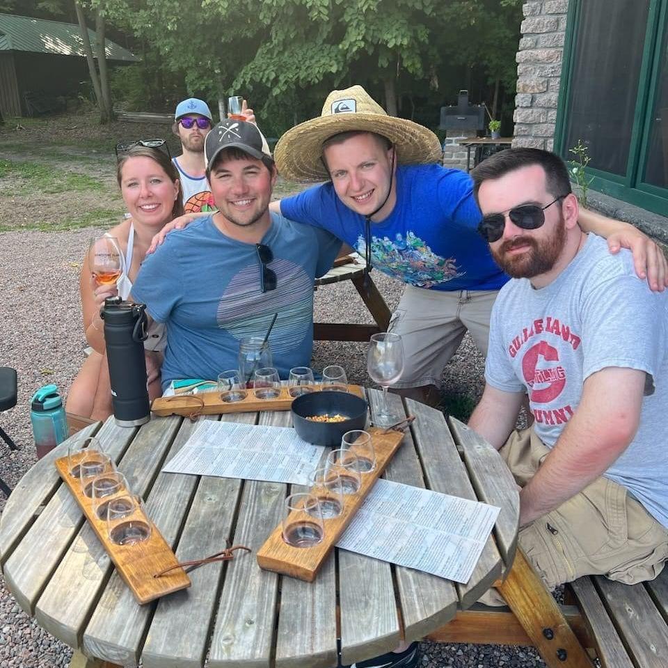 Enjoying a tasting in Clayton, NY - August, 2024
