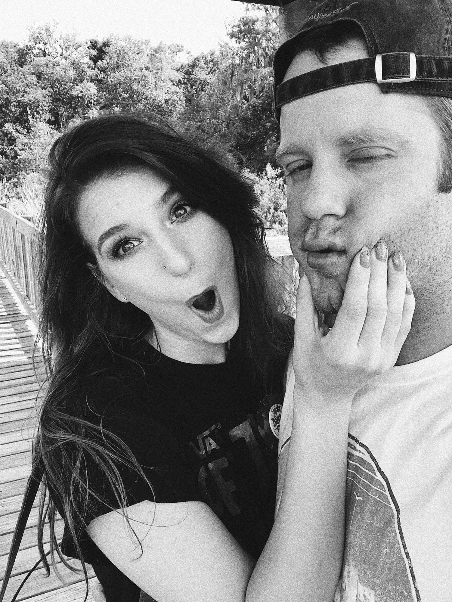 Always have to have silly couple selfies.