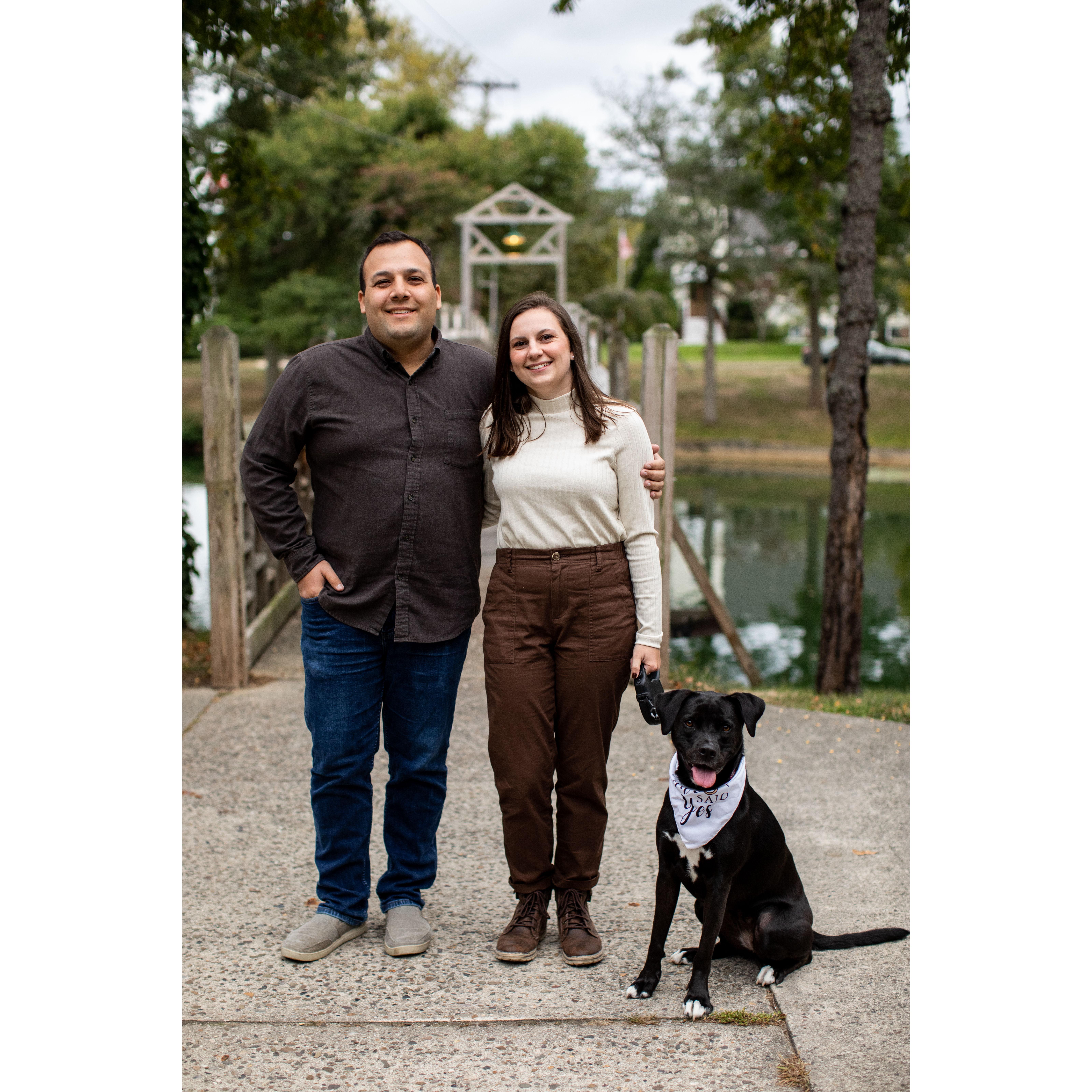 Engagement photo shoot - our little family