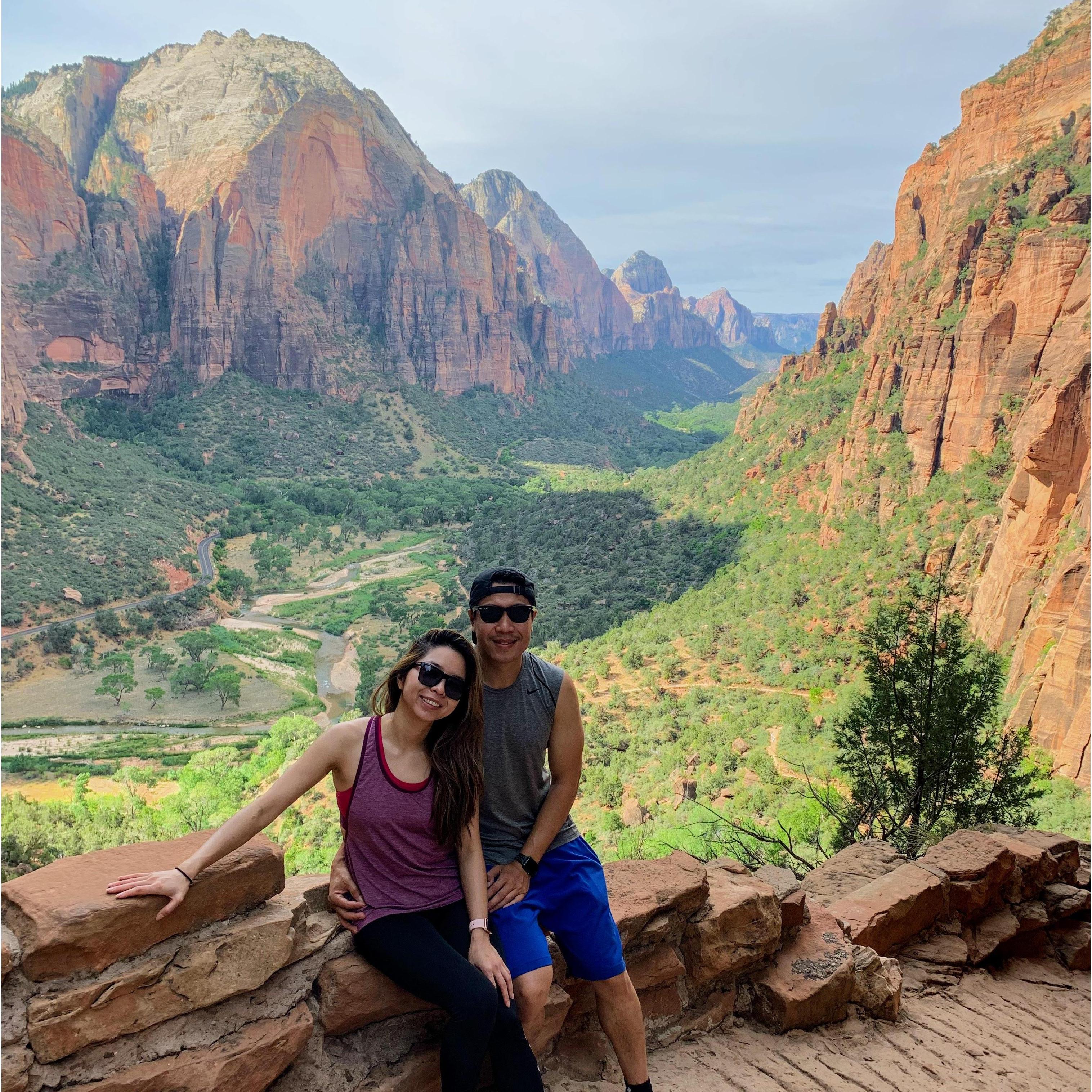 Angel's Landing at Zion National Park 2019