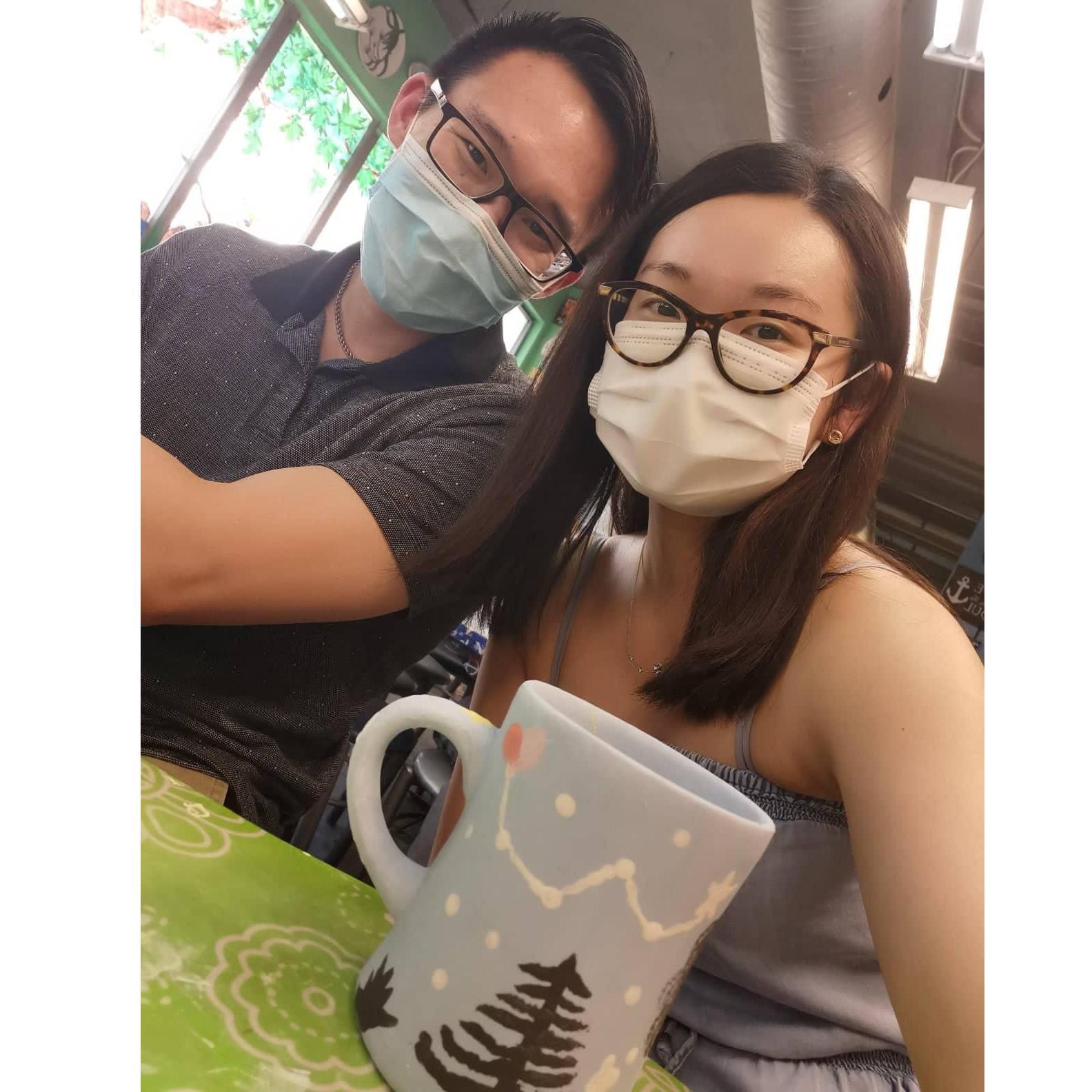 paint our mugs for each other~
