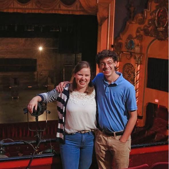 In spring 2018, while doing research at The Smith, Gretty & Austin maybe got a little too excited for professional photos. But got a cute couple pic too!