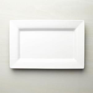 Italian White Ceramic Large Platter