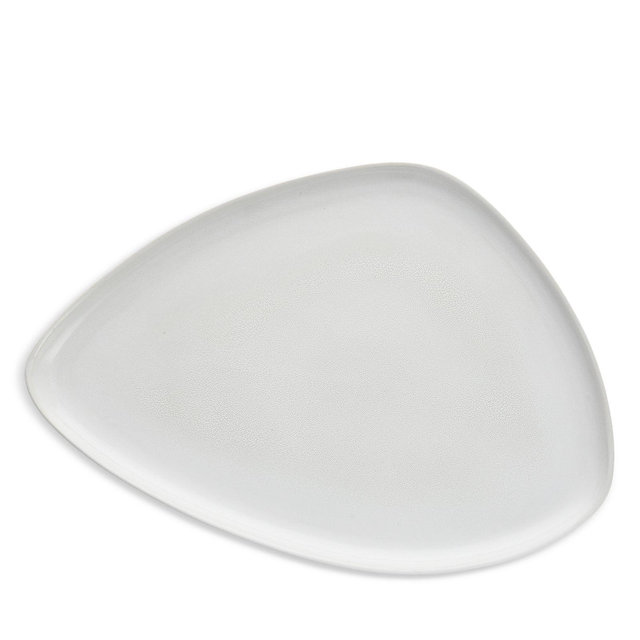 Fortessa® Cloud Terre® 13" Organic Triangle Serving Platter, White