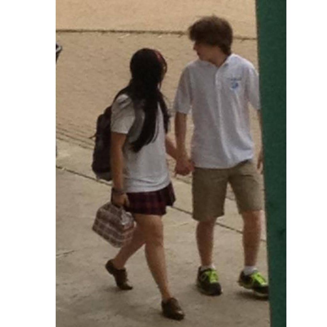 Our first official photo as a couple! (May 2012, Houston, Texas)