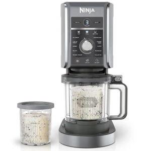 Ninja - CREAMi Deluxe 11-in-1 Ice Cream, XL 24oz pints - Silver