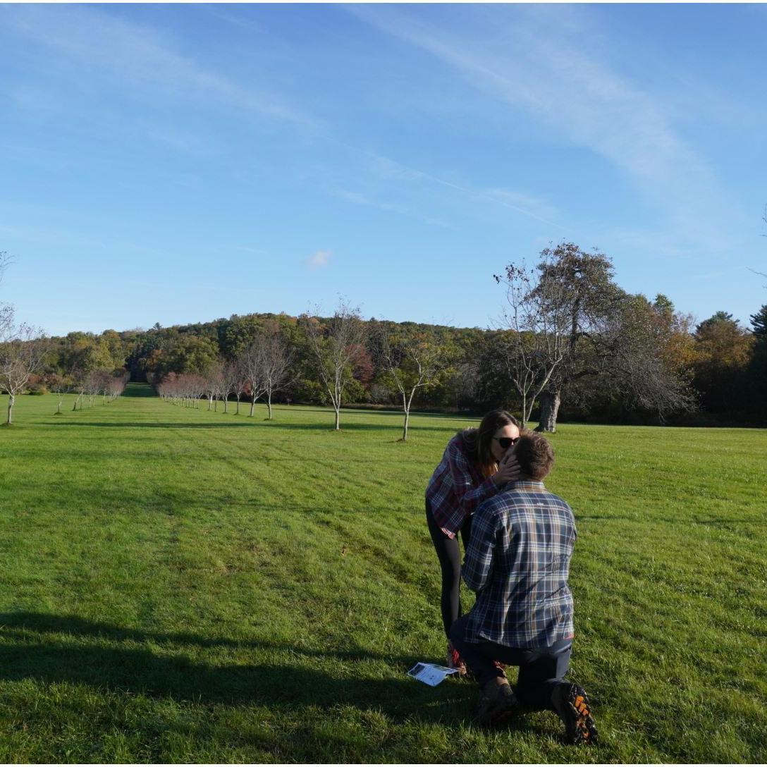 Proposal at the NJ Botanical Gardens!