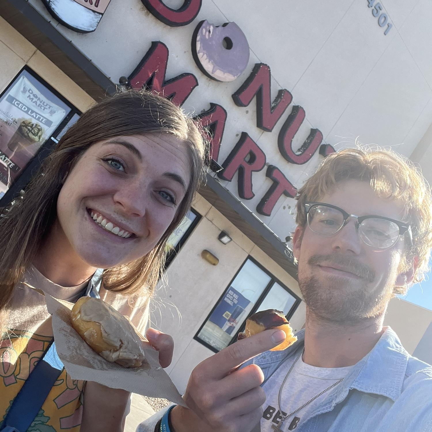 June 7th - Early morning donut date on the way to the airport