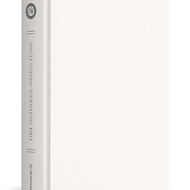 ESV Single Column Journaling Bible (Hardcover, Customizable Cover): Holy Bible, English Standard Version