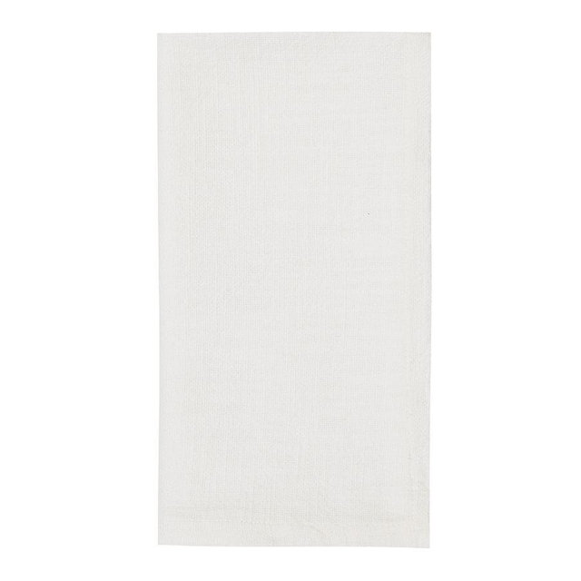 Organic Cotton Casual Napkin, Each - White