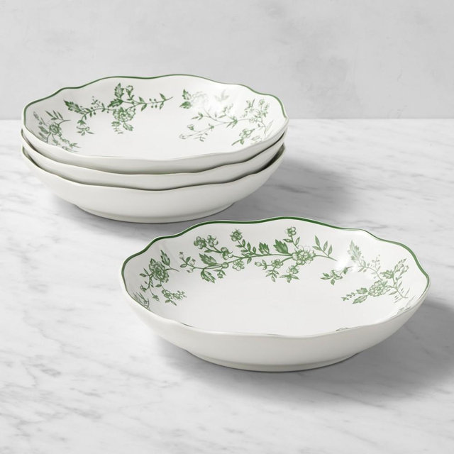 AERIN x Williams Sonoma Meadow Lace Individual Bowls, Set of 8