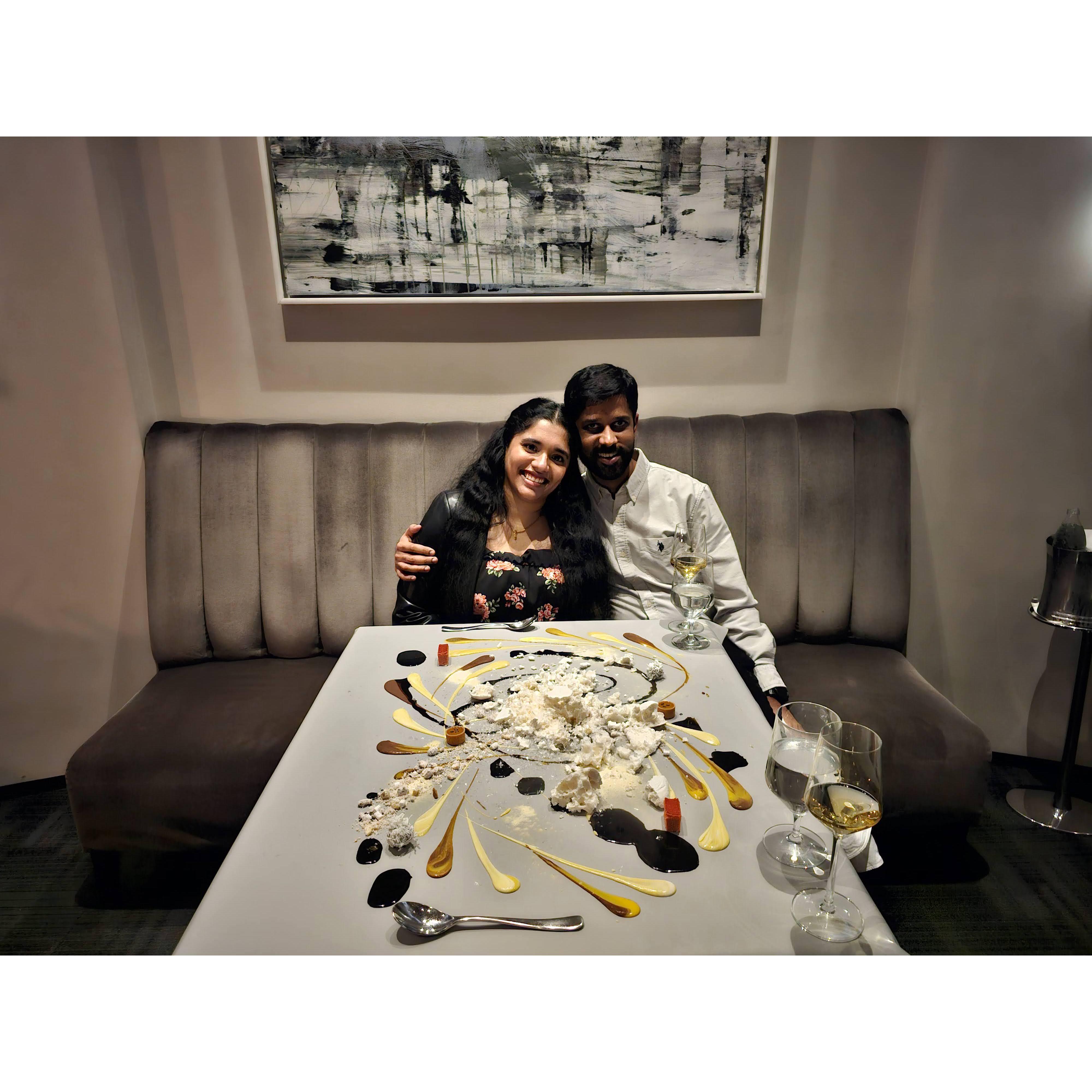 Fancy desserts for a fancy night