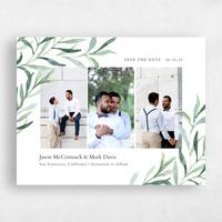 White Wedding Save the Date - Eastwick Trio