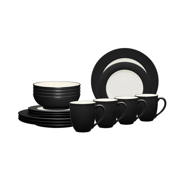 Noritake Colorwave Rim 16-Pc. Dinnerware Set, Service for 4