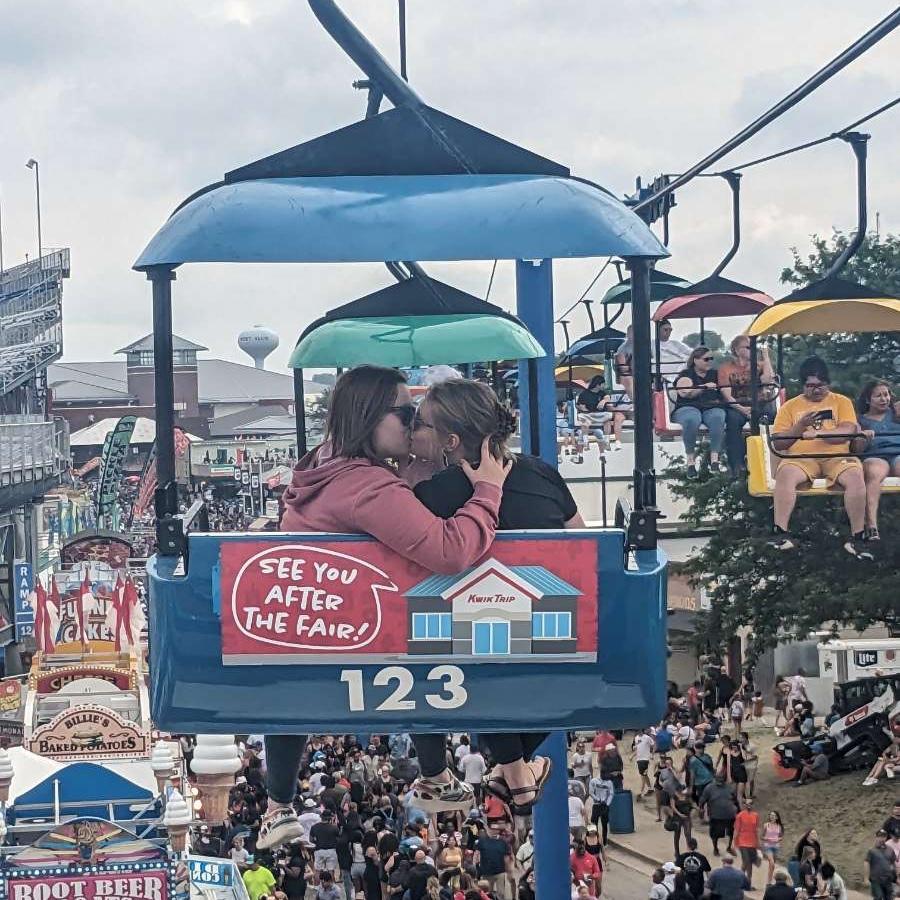 Autumn’s first time at the Wisconsin State Fair