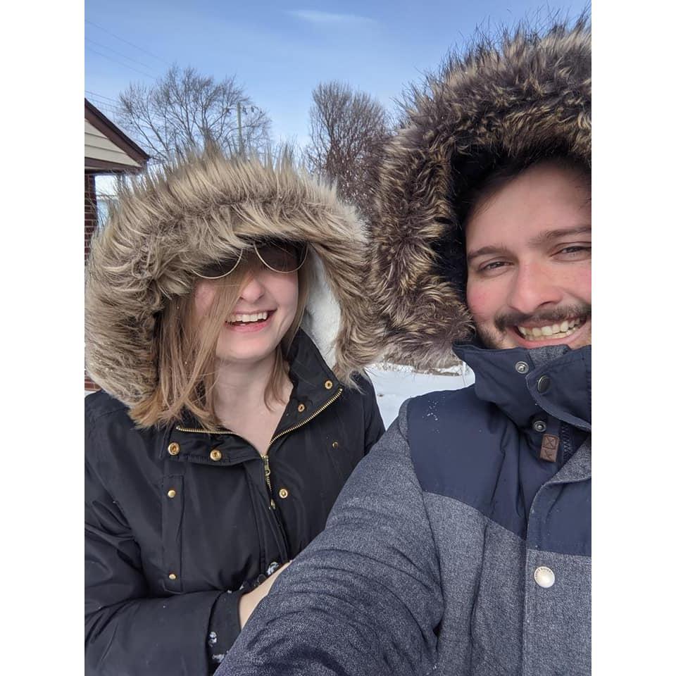 being the absolute silliest in the snow!