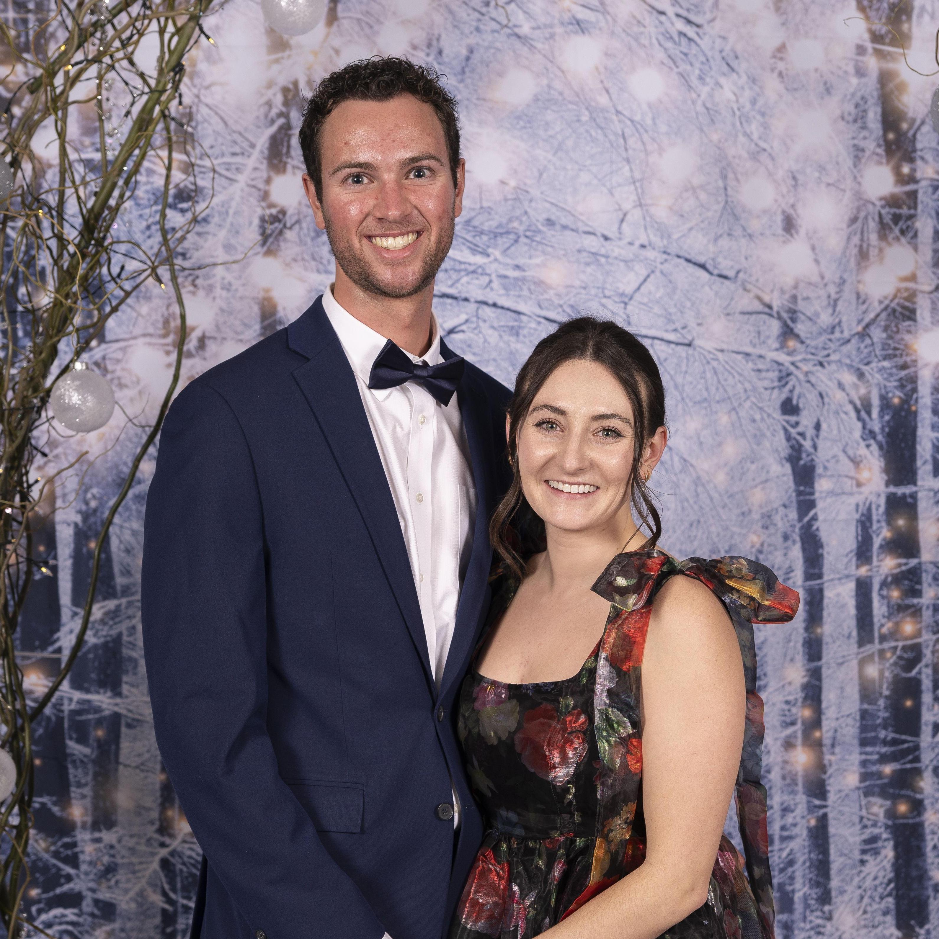 Natalie works at Bella, a Catholic, non-profit medical clinic. Every year, Bella hosts a gala. Michael helped Natalie setup and prep for this year's ball.
