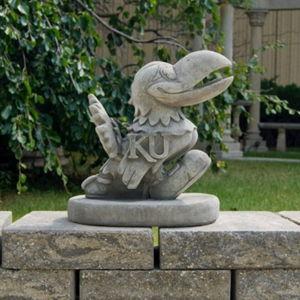 Vintage Jayhawk Cast Stone Statue