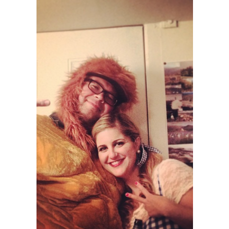 Way back when we first met. I was Dorothy and he went as a Lion awwwww.