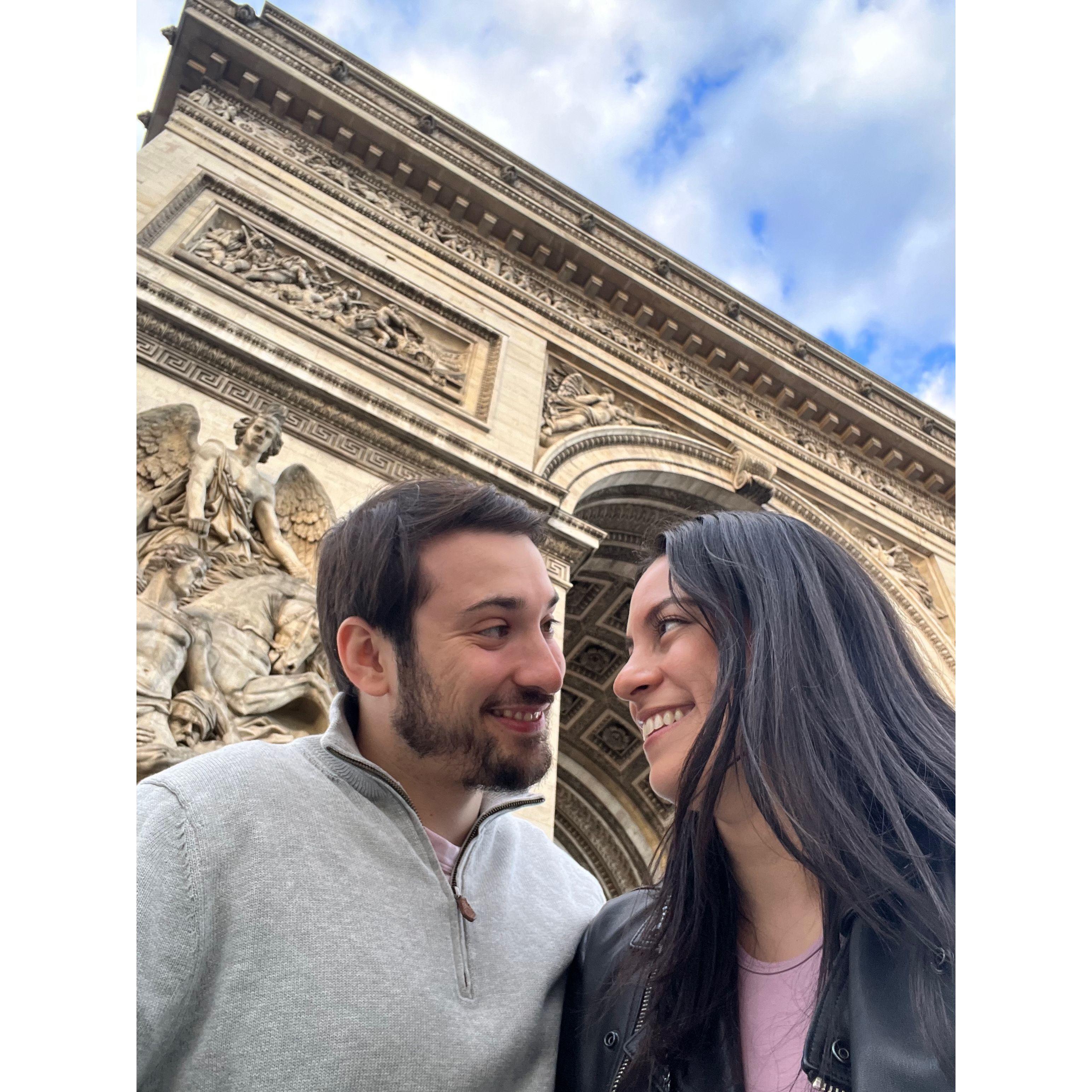 Arc de Triomphe in Paris, France