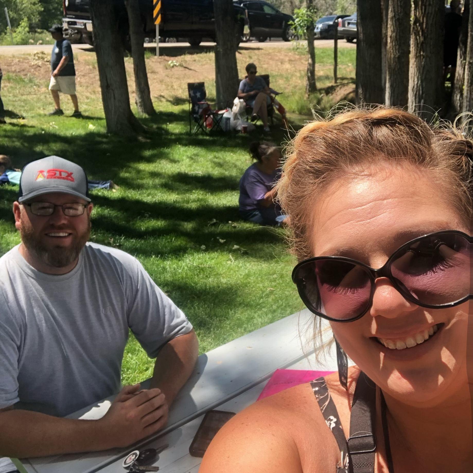 The day I dragged you to the Lamoile Fair. You have always been such a good sport when it comes to doing all the couple-y things!