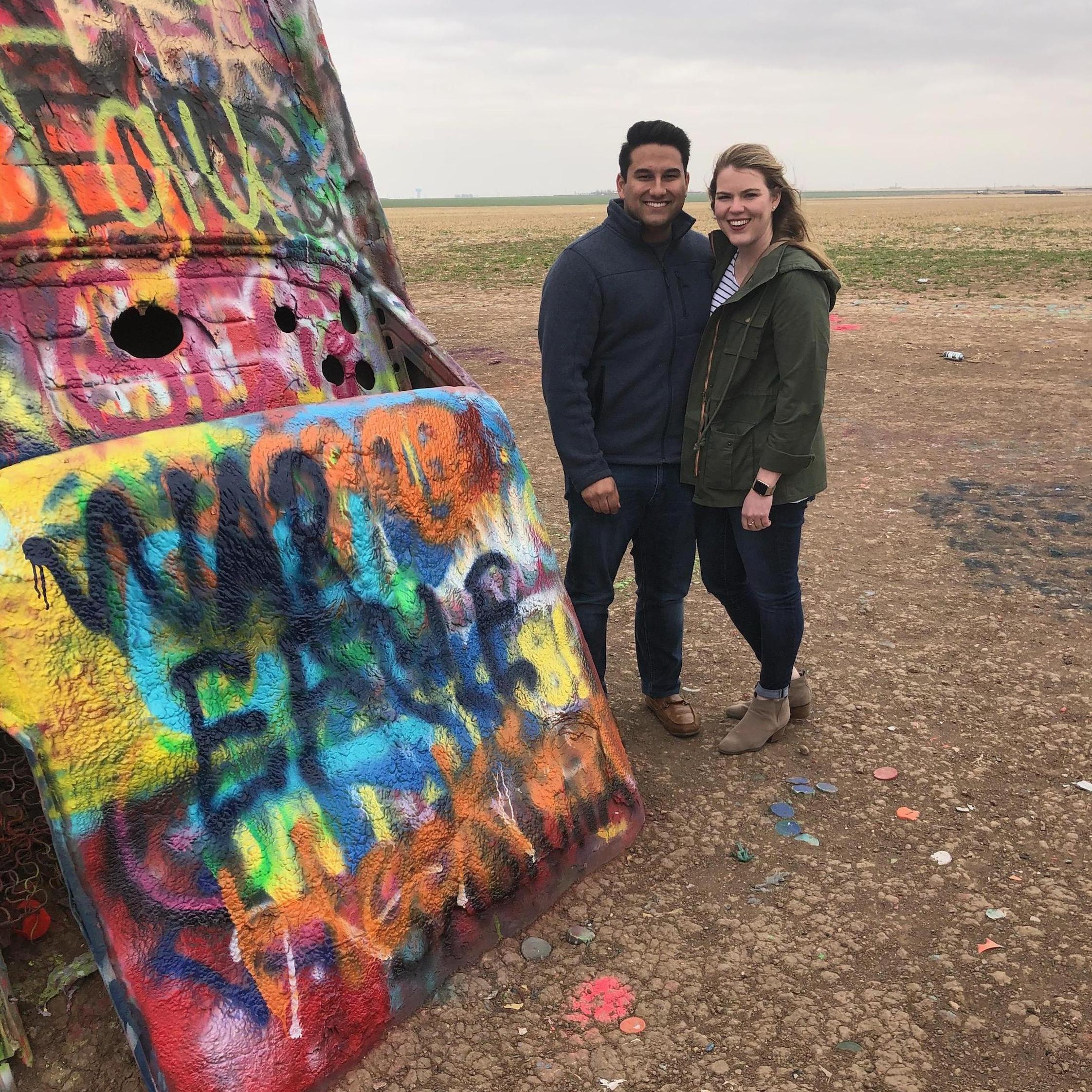 Meredith's first time in Amarillo!