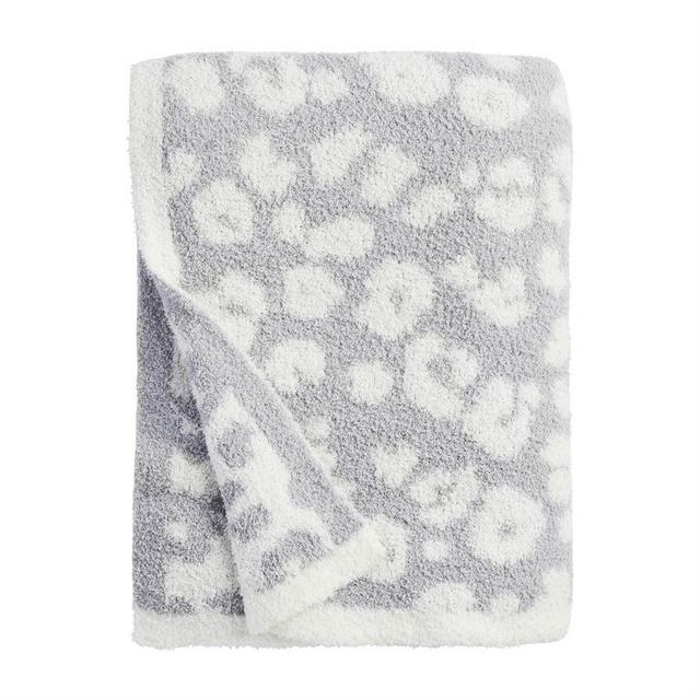 Leopard Blanket Grey