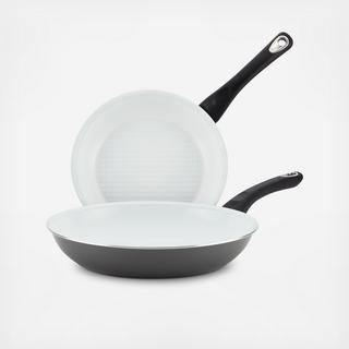 PurECOok Ceramic Nonstick 2-Piece Skillet Set