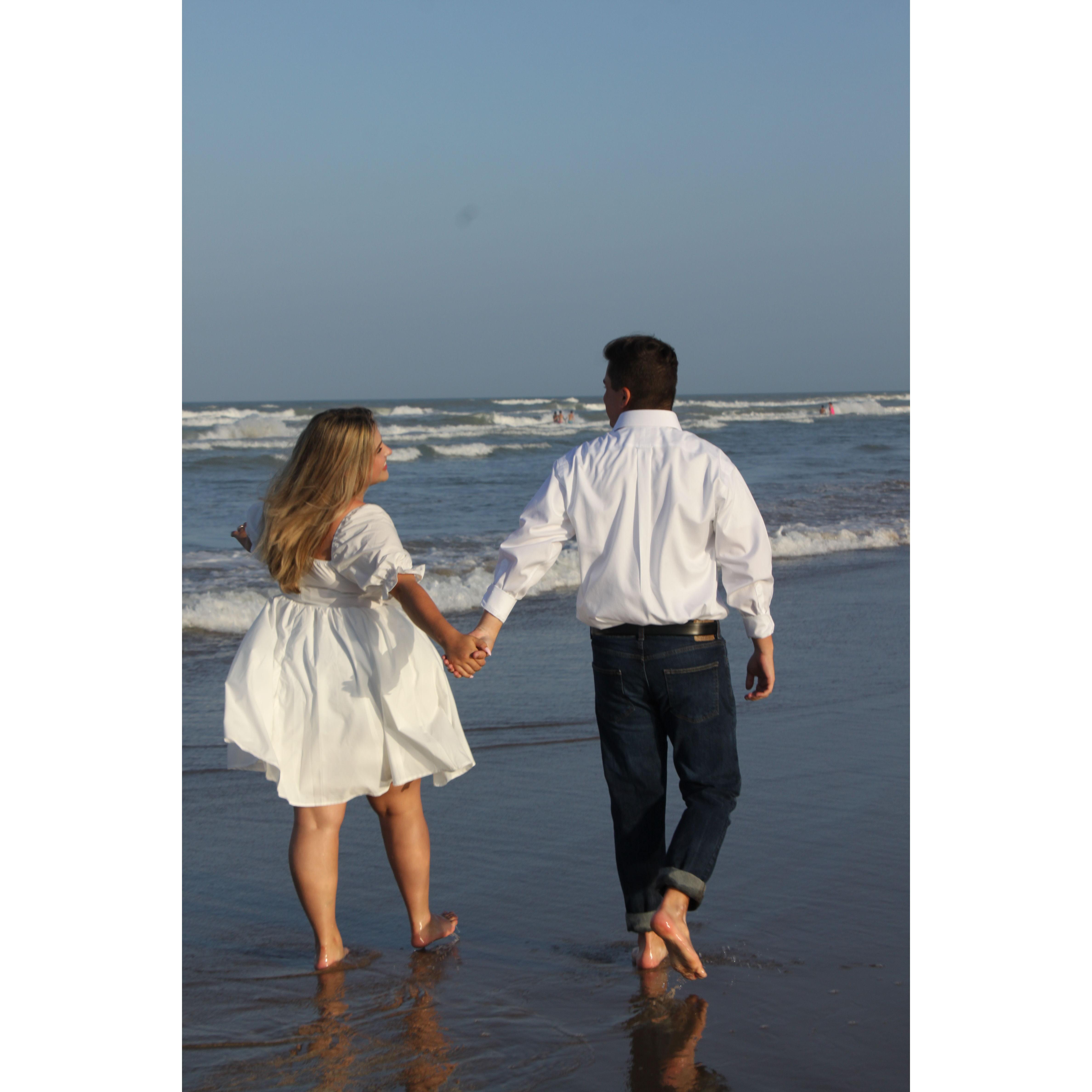 Some photos from our engagement photo shoot at South Padre Island, Texas.