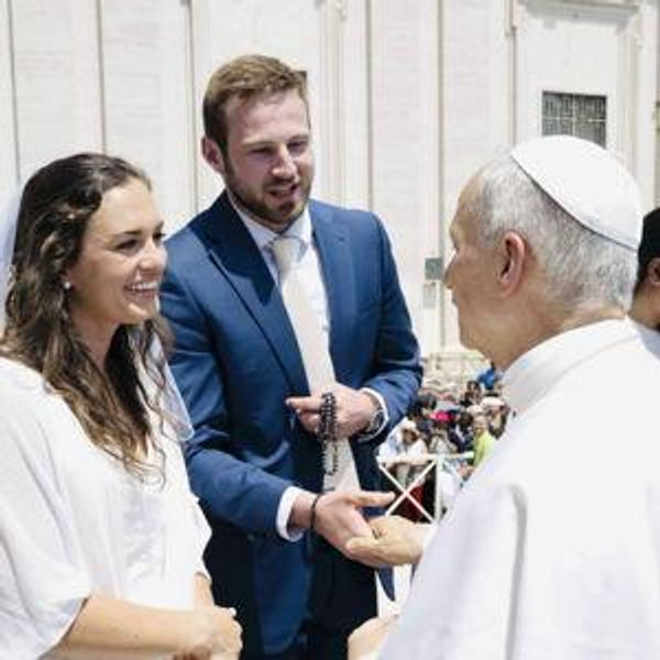 Round Trip Plane Tickets: Marriage Pope Blessing