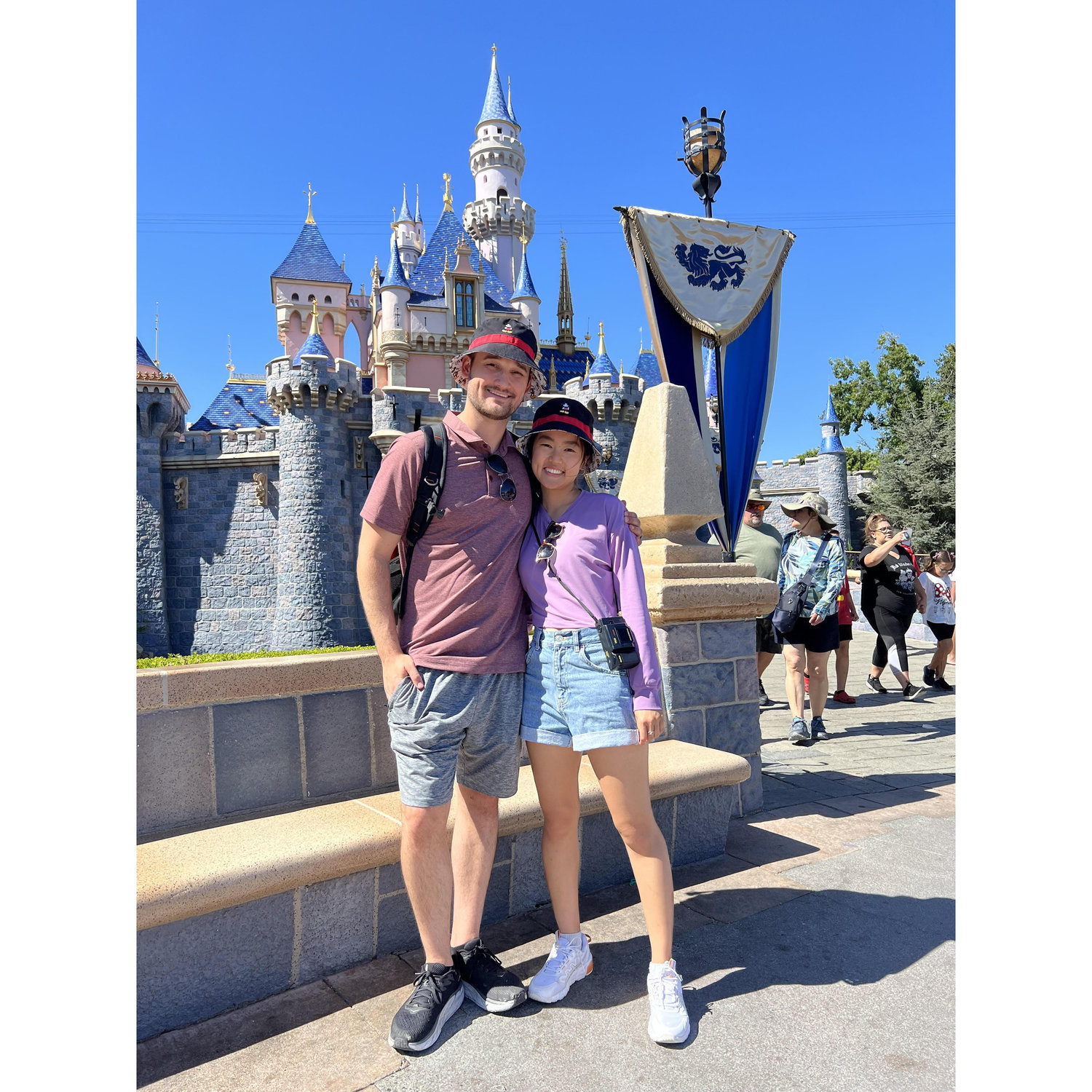 Our first of many trips to Disneyland together.