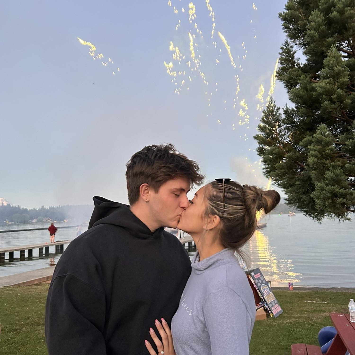 Our one and only engaged Fourth of July! (Madi’s favorite holiday)