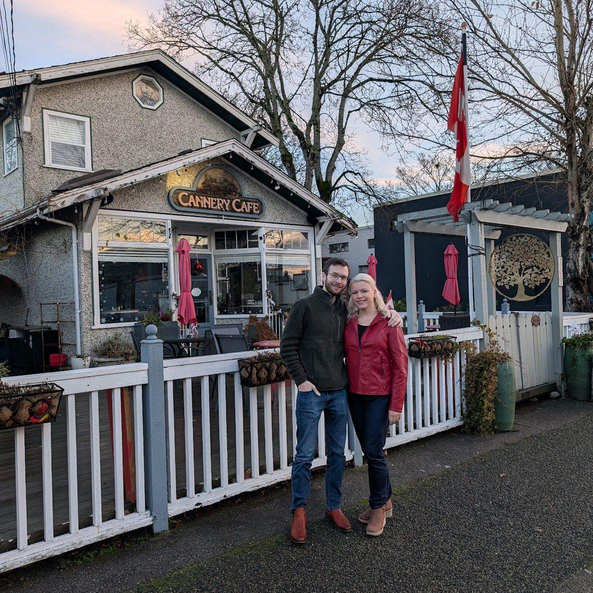 Outside Granny's from Once Upon A Time in Steveston, BC