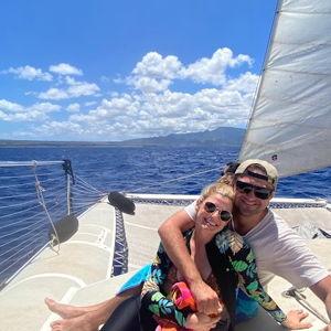 Mnemba Atoll boat trip & snorkeling on our honeymoon