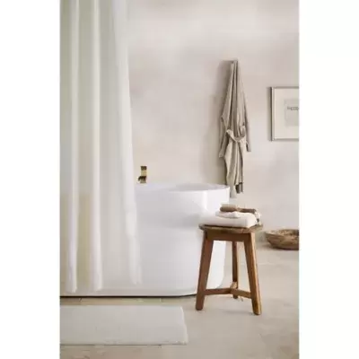 Haven™ 72-Inch x 86-Inch Waffle Shower Curtain in Coconut Milk