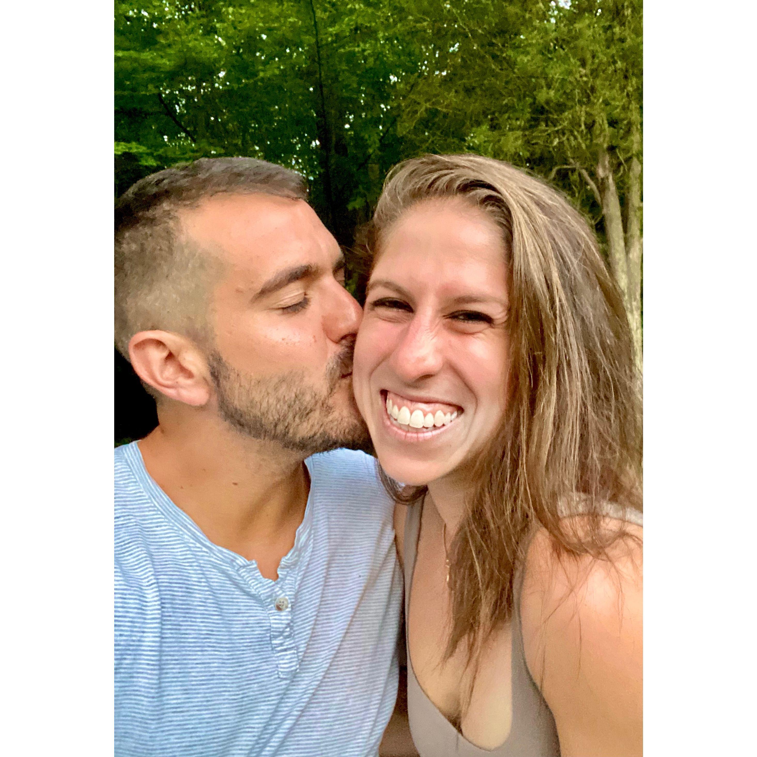 Some early date where Brett took me out on a trip in the Boxster with the top down and let me drive it for the first time