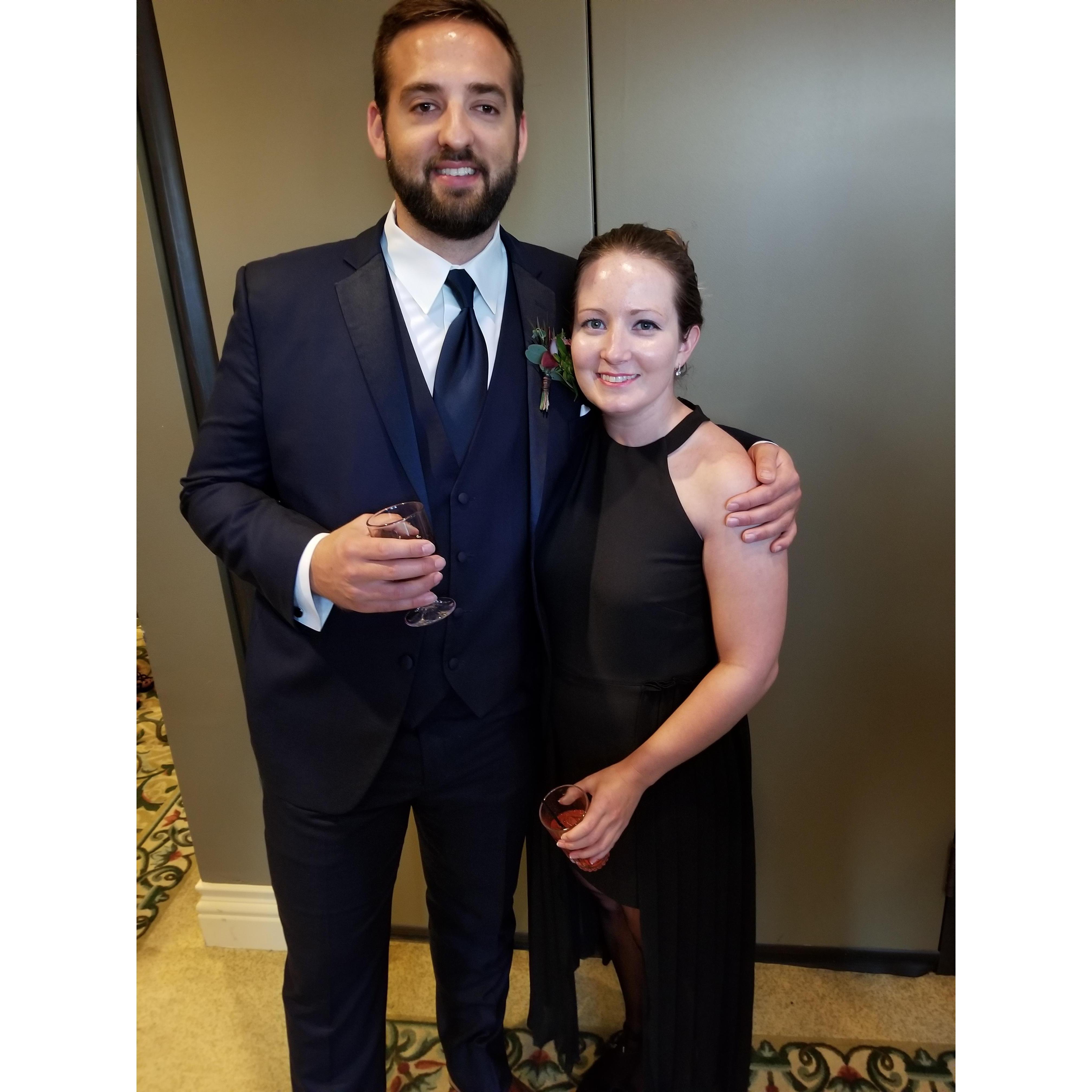 Celebrating Sam and Courtney