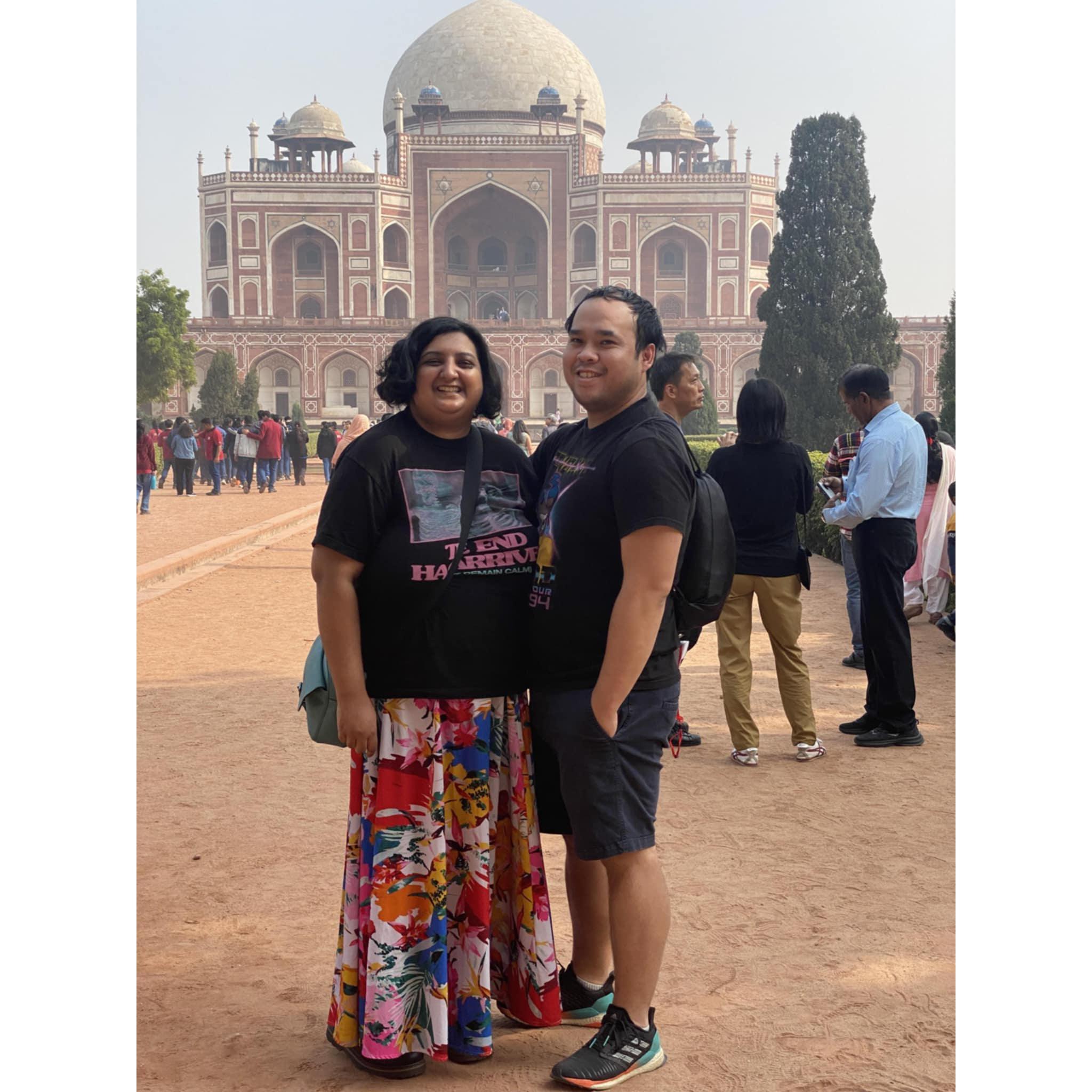 Traveling together through India was an amazing experience.