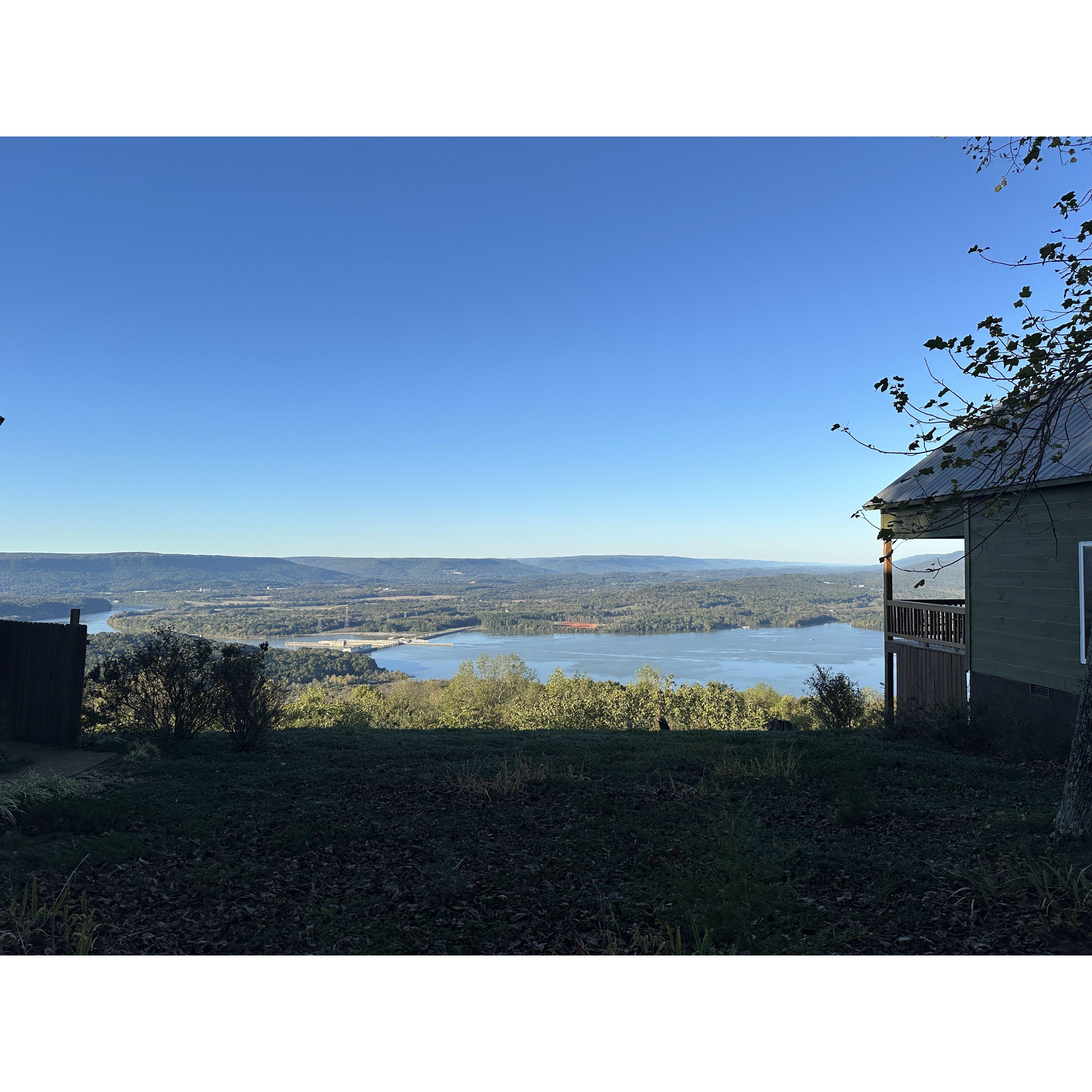 View from the campground we stayed at