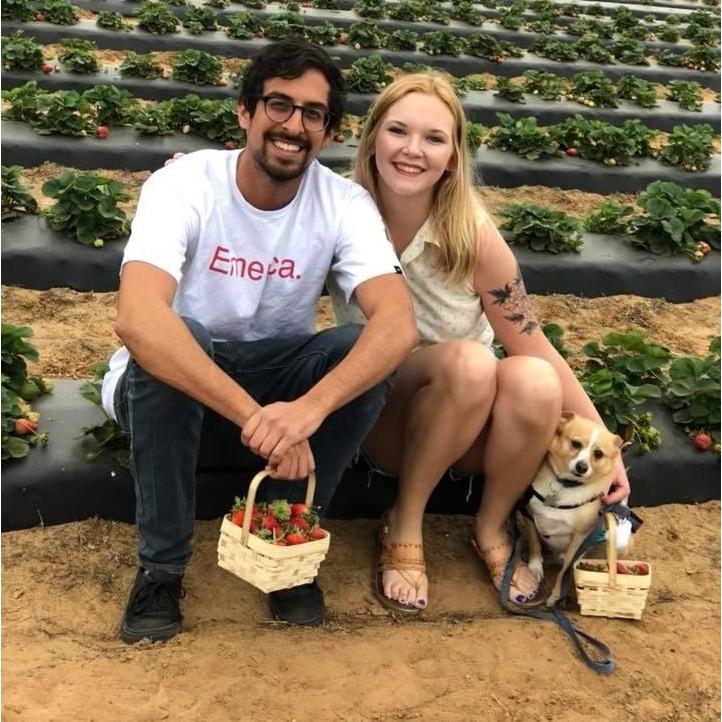 The time we drove out to Poteet, TX for some strawberry pickin'.