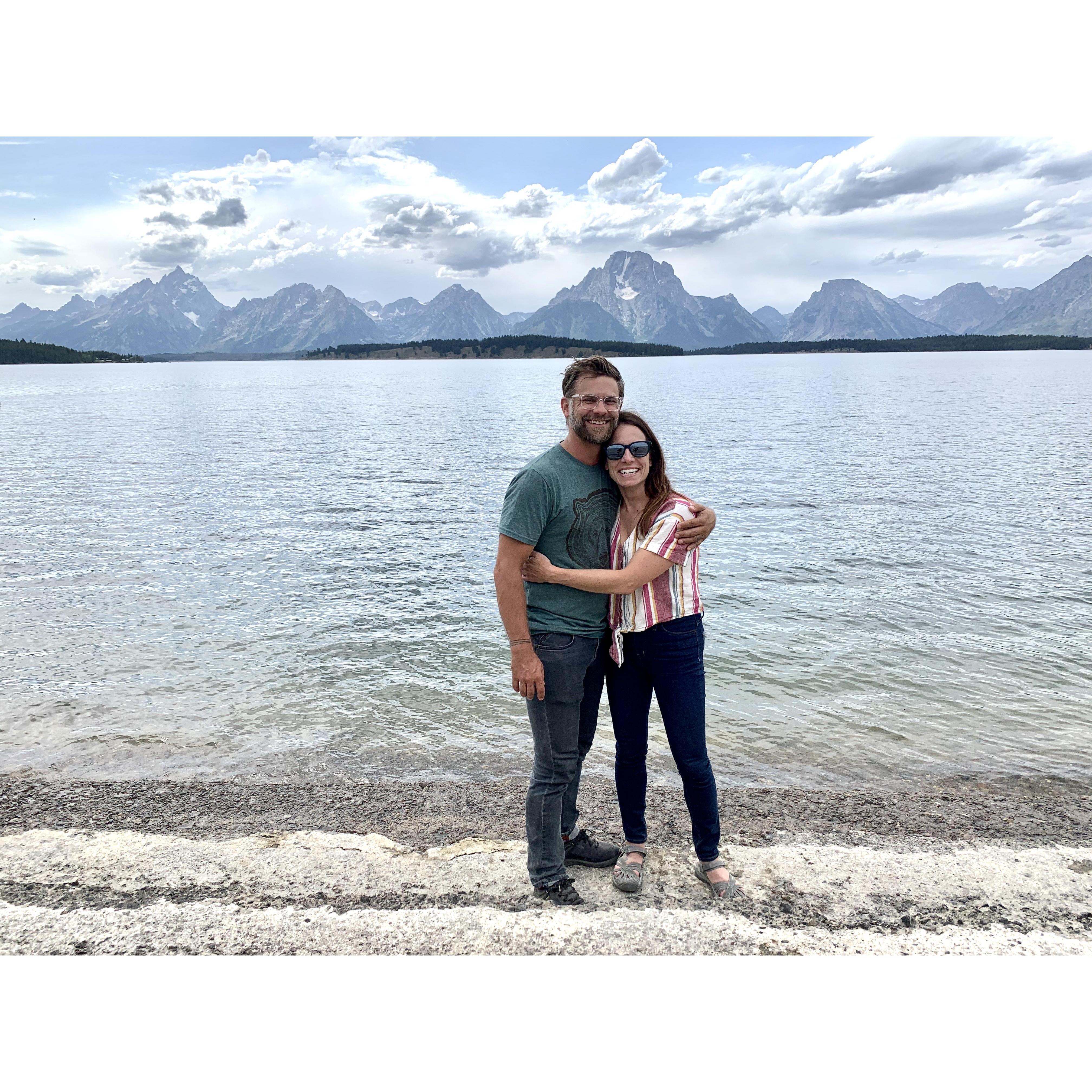 Our first time to Grand Teton National Park together.
