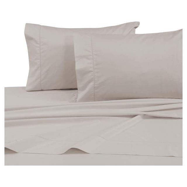 Cotton Sateen Deep Pocket Sheet Set (Queen)White 750 Thread Count - Tribeca Living