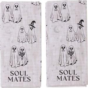 Isaac Mizrahi New York Halloween Soulmates Kitchen Towel Set - 2-Pack, 18x28”