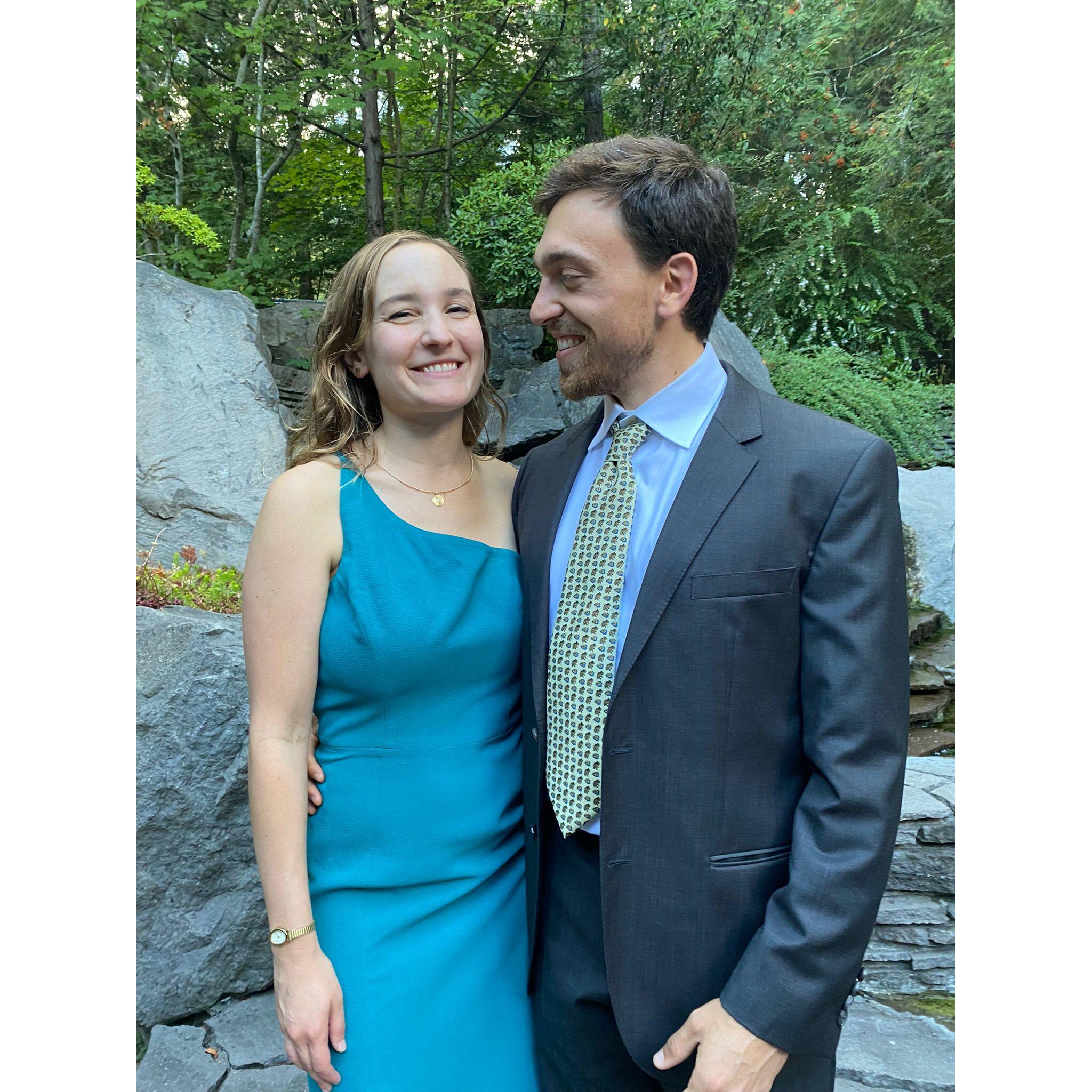 At our friends' Ife and Adam's wedding in Portland