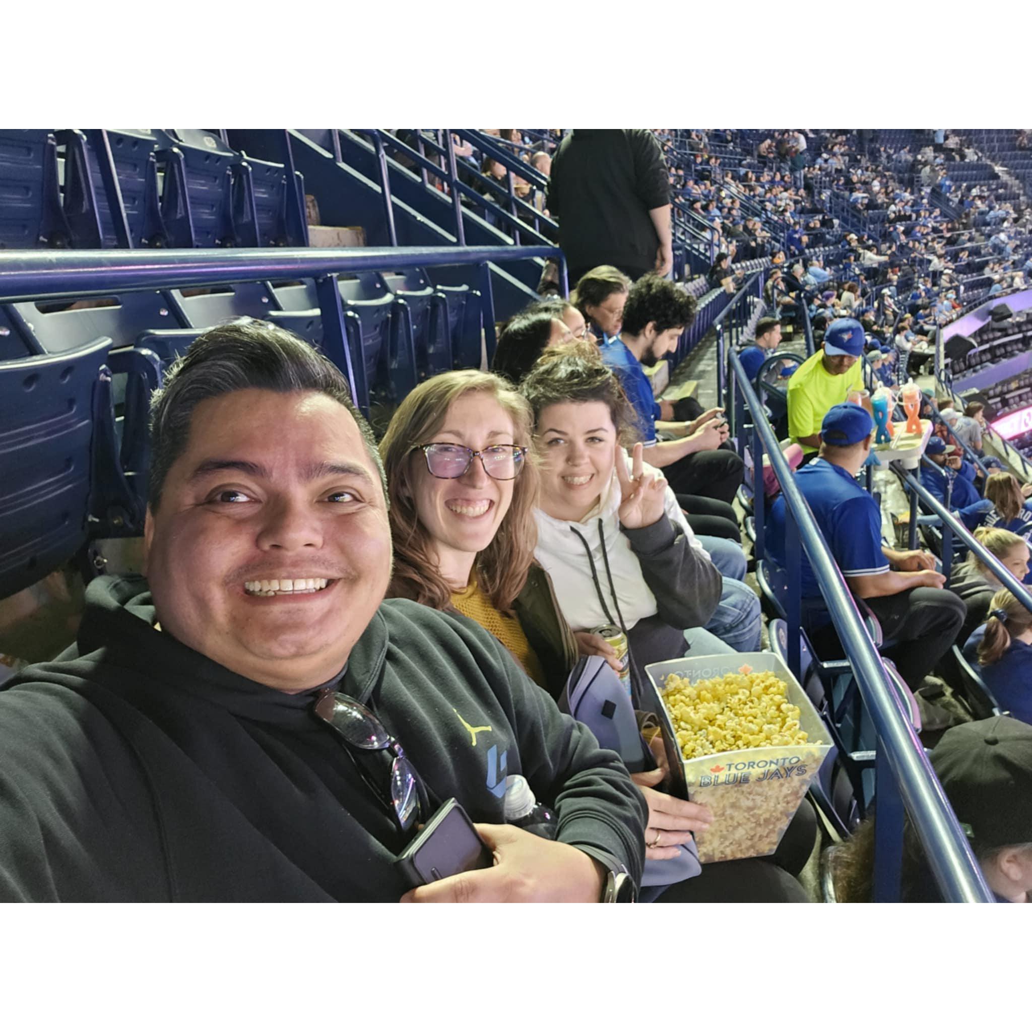 Toronto baseball game with Britt. April 2024.