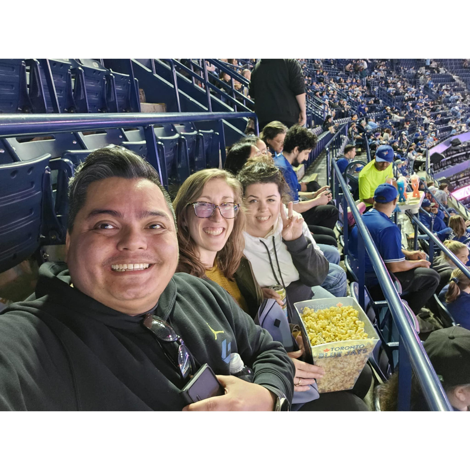 Toronto baseball game with Britt. April 2024.