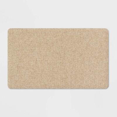 30" x 18" Basketweave Kitchen Comfort Mat Tan - Threshold™