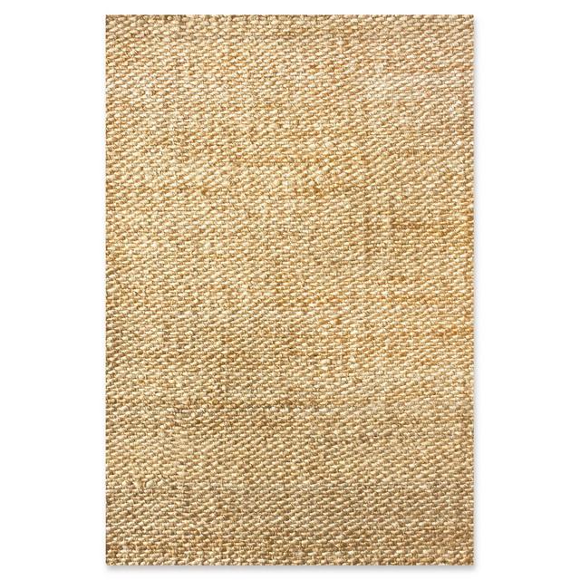 nuLOOM Hand Woven Hailey Jute 5-Foot x 8-Foot Area Rug in Natural