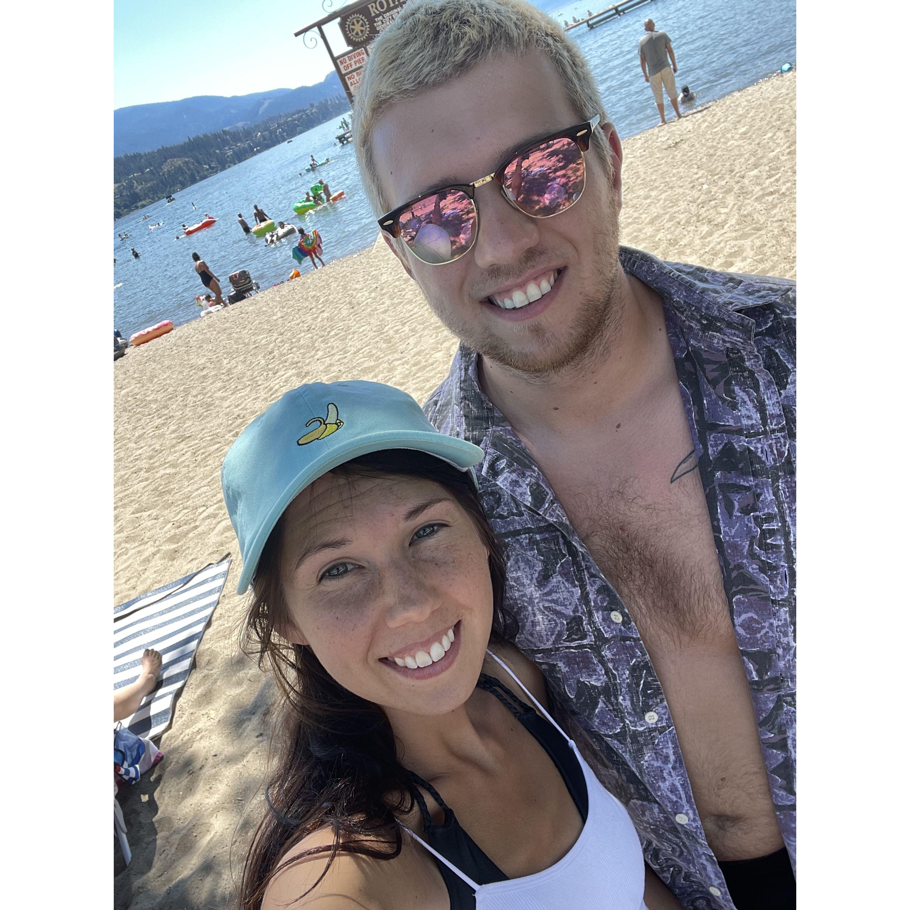 Fun in the sun at Kalamalka Beach 