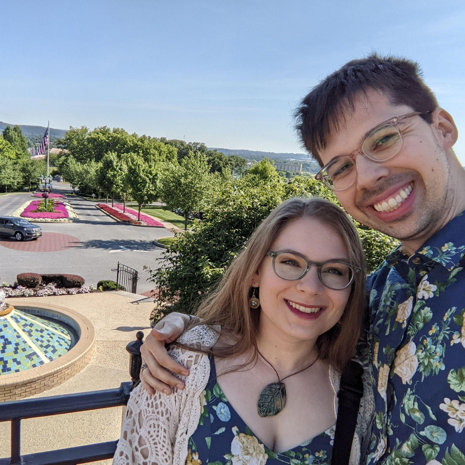 A beautiful morning at Hotel Hershey, July 2024.